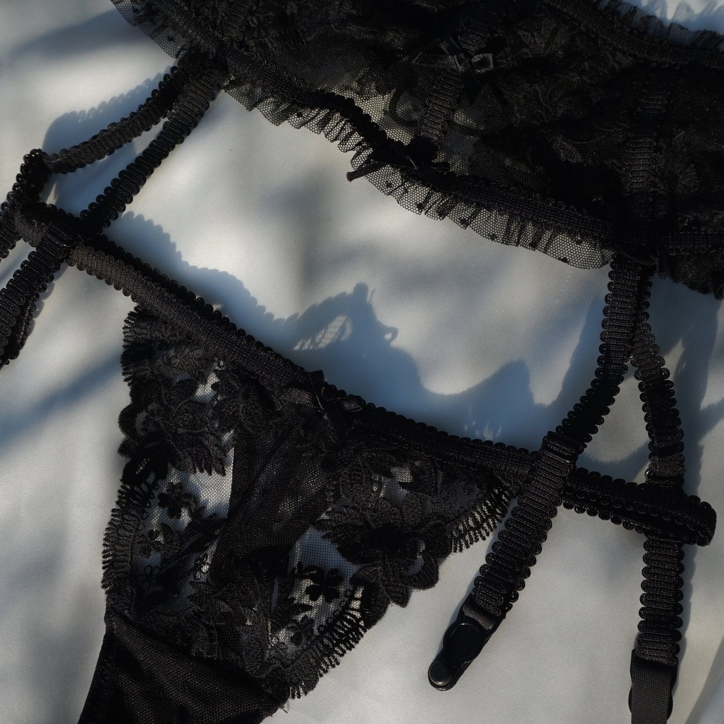 black lace panties