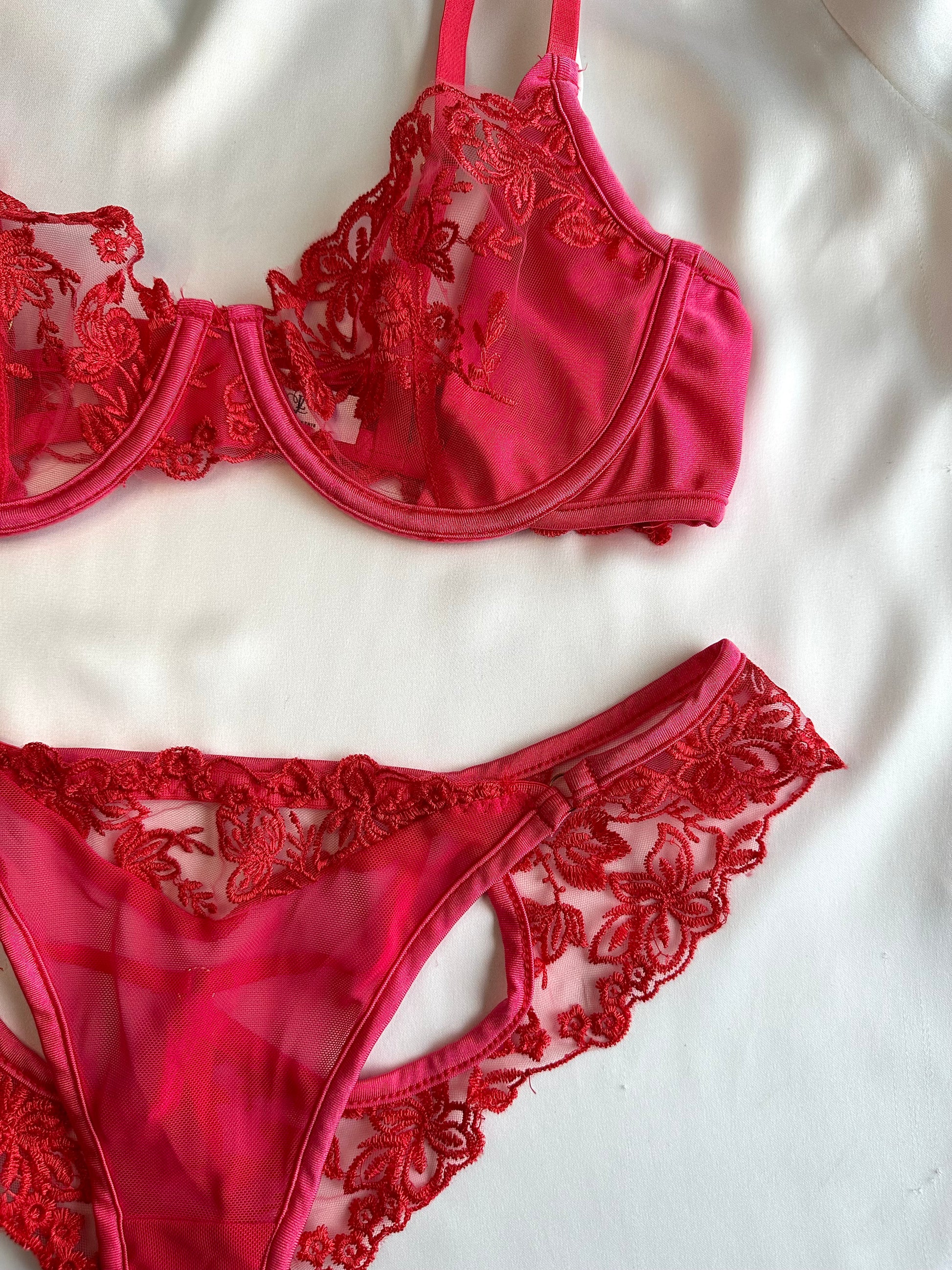 Red lingerie