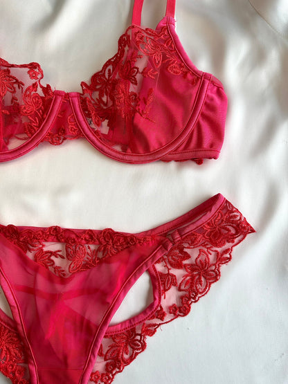 Red lingerie